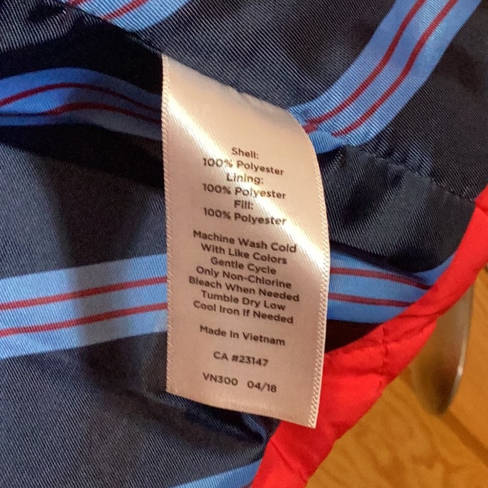 Talbots Red Quilted Puffer Jacket - Picture 8 of 8
